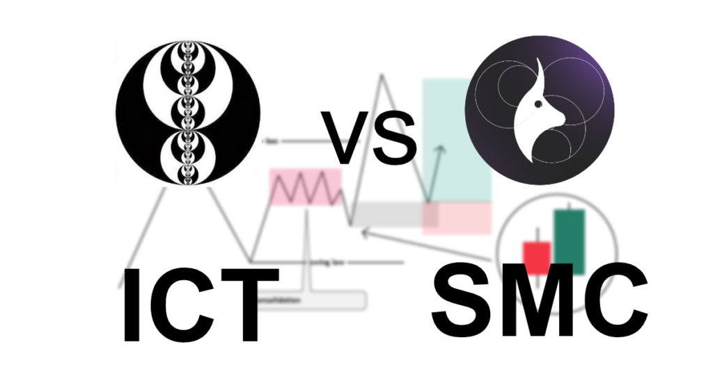 Comparison of ICT trading methodology versus SMC trading methodology